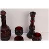 Image 6 : Avon Cape Cod: Decanter Set w/(6) Glasses, (2) Candlesticks