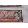 Image 3 : (2) 1954 Canadian Two Dollar Bills