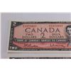 Image 2 : (2) 1954 Canadian Two Dollar Bills