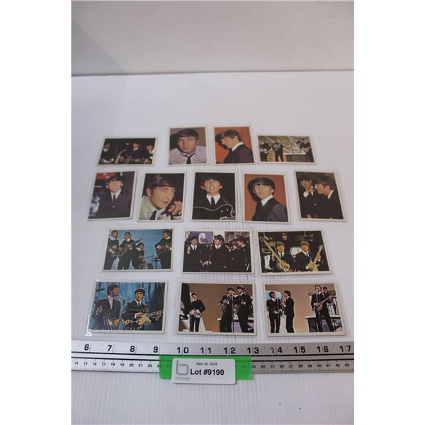 (15) Vintage Beatles Trading Cards - Colour