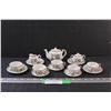 Image 1 : Miniature Tea Set - Elephant & Flower Pattern