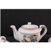 Image 4 : Miniature Tea Set - Elephant & Flower Pattern