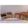 Image 1 : Vintage Fuchs Metal Toy Kitchen Set w/Box (Kitchen Cabinet Missing Door)