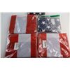 Image 2 : Lot of 5 U.S. Flags - 3 - 5' x8' and 2 - 3' x5'