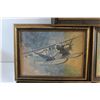 Image 5 : Vintage Airplane Prints by Artist Robert Banks- Set of 5 - 17'' Wide x 13'' High - Professionally Fr