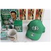 Image 6 : Saskatchewan Roughrider Items - 2 Boxes Andy Fantuz Flakes (Empty), 5 Collectible Lamb's 100 year Gl