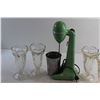Image 2 : Vintage Green Plastic Hamilton Beach Drink Master Milkshake Machine - In Excellent Working Order- Pl