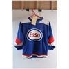 Image 6 : Vintage Esso Hockey Jersey - Size Youth (Small) + Vintage Esso Snapback Ballcap (New) + Vintage Merv