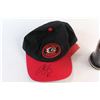Image 5 : (4) Calgary Flames Items - Mike Smith Autographed Ballcap + New with Tags Red Flames T-Shirt + Large