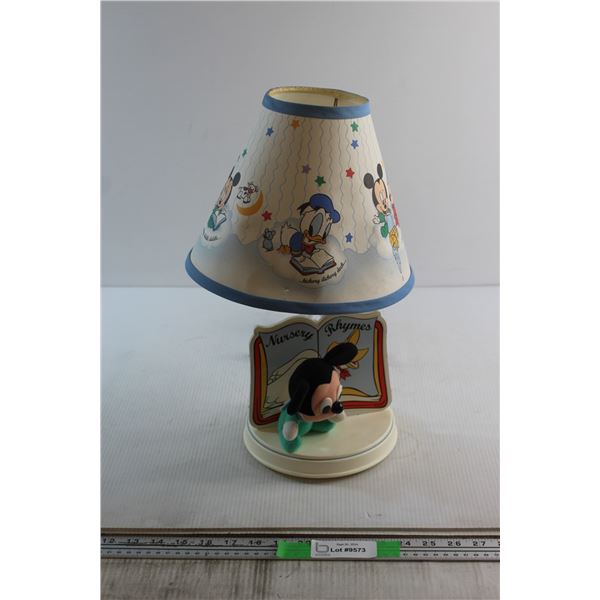 Vintage Mickey Mouse Disney Lamp in Original Working Condition - Dolly Inc. Tipp City, Ohio