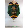 Image 1 : Mighty Ducks (Movie) Original Charlie Conway #96 Embroidered Hockey Jersey - Made by TS Jerseys + La