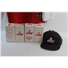 Image 2 : Budweiser Gongshow Red Light Hockey Ballcap plus 4 New in Boxes - Budweiser Red Light Hockey Glasses