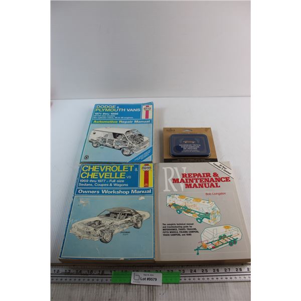 Chevrolet & Chevelle Haynes Workship Manual 1969-77 + Dodge and Plymouth Vans Repair Manual 1971-199
