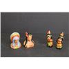Image 1 : (2) Sets of Vintage Indigenous Salt & Pepper Shakers - Ceramic - Japan