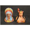Image 2 : (2) Sets of Vintage Indigenous Salt & Pepper Shakers - Ceramic - Japan