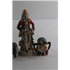 Image 2 : (4) Occupied Japan Figures- Vintage Porcelain Japanese Figurines - 10 and half inches tall + Creamer