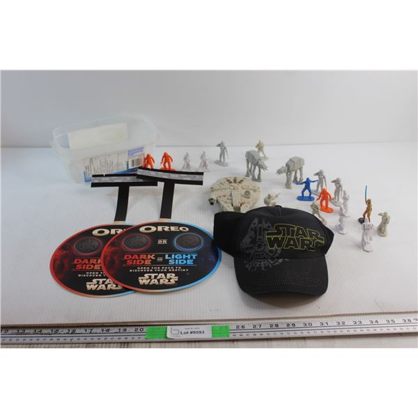 Star Wars Toy Lot - Toys, Figures, Ballcap and Advertising