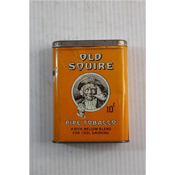 Vintage Old Squire Pipe Tobacco Pocket Tin
