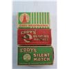 Image 2 : (3) Vintage Assorted Eddy's Match Boxes - Empty