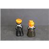 Image 2 : Black Americana Salt and Pepper Shakers Set