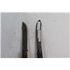 Image 3 : (2) Vintage 7'' and 9'' Fixed Blade Knives with Wooden Handle