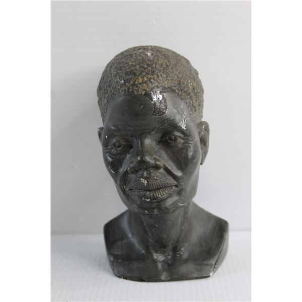 Black Americana Black Soap Stone Bust