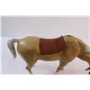 Image 2 : 1960s Marx Palomino Horse with Saddle, Blanket, and Bridle