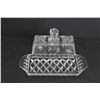 Image 7 : Crystal Butter Dish, Cream, Sugar, and Condiment Dishes