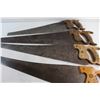 Image 6 : (4) ''Old'' Carpenter Saws