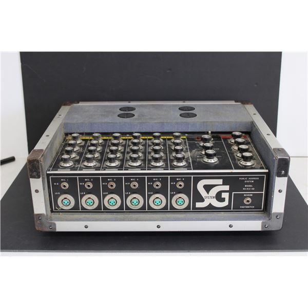 SG System Public Address System 100 Watt Model SG 812 HD - Consignor says was Working