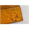Image 5 : (2) Vintage 1941 & 1944 Alberta License Plates