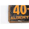 Image 4 : 1946 Alberta License Plate