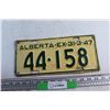 Image 1 : 1947 Alberta License Plate
