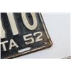 Image 3 : 1952 Alberta License Plate