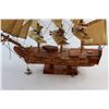 Image 2 : Wooden ''Victory'' Barque Ship Decoration