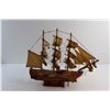 Image 7 : Wooden ''Victory'' Barque Ship Decoration