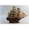 Image 7 : Wooden 1869 Cutty Sark Barque Ship Decoration