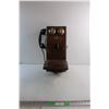 Image 1 : Vintage Northern Electric Wooden Ringer Telephone - Untested
