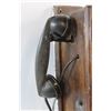 Image 4 : Vintage Northern Electric Wooden Ringer Telephone - Untested