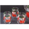 Image 4 : Vintage 1950's Tomato Juice Pitcher & (6) Glasses Set