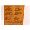 Image 3 : Black Americana Grocery List Board - Saskatoon, Saskatchewan - 10' x 7"
