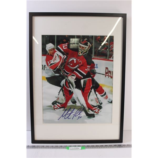 Martin Brodeur Autographed Picture in Frame - 28.5" x 21" - Unauthenticated