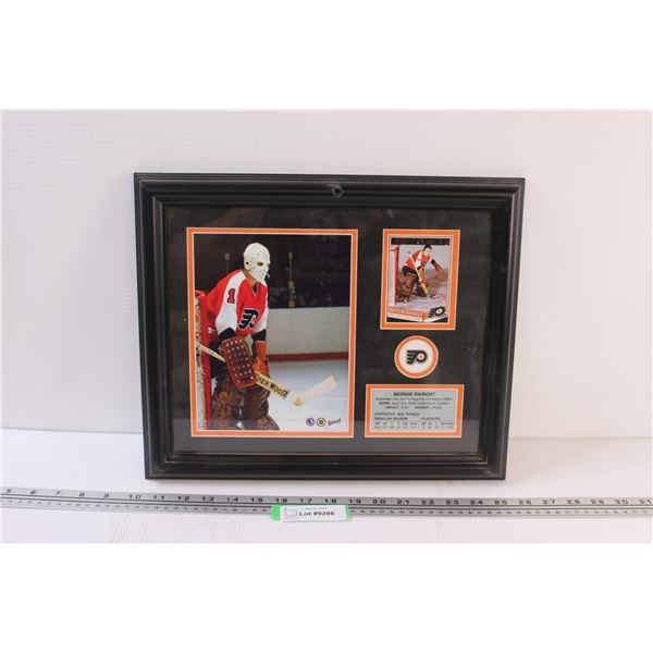 Bernie Parent Goalie Picture in Frame - 15.5"x 13"
