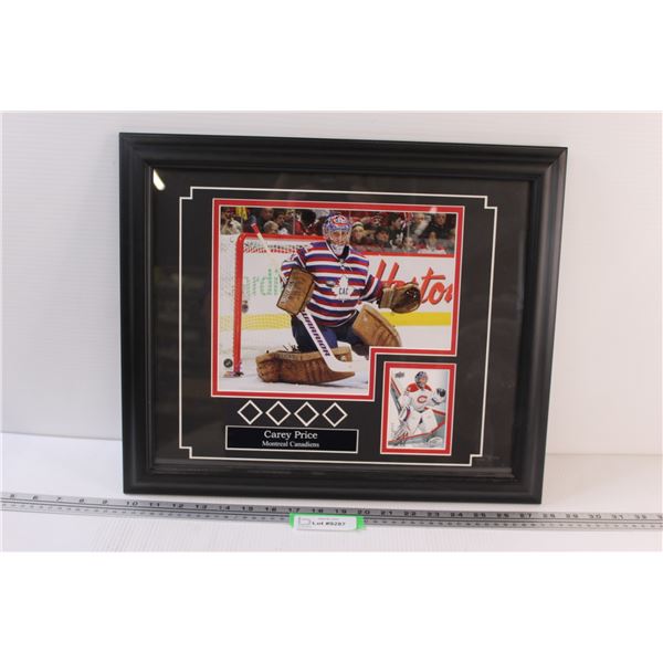 Carey Price Goalie Picture in Frame - 18.5" x 16"