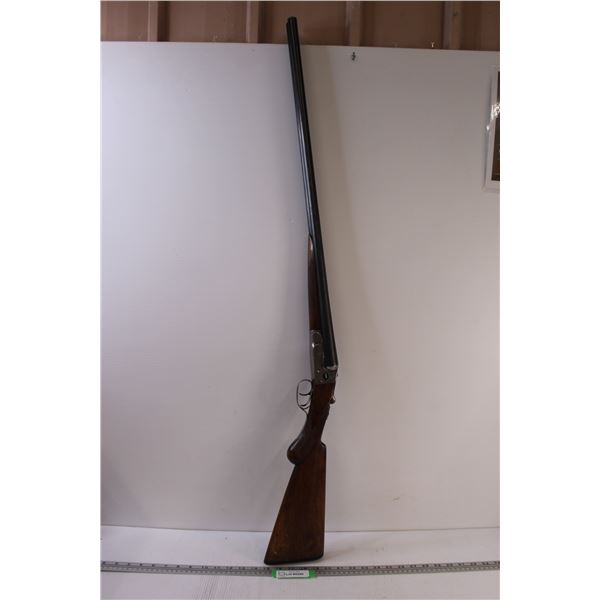 * Ithaca Antique Hammerless Crass 1890-1900 Double Barrel 12-Gauge Shotgun - Unique Both Barrels are