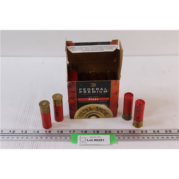 * Federal & Winchester Premium Box of 12 Gauge 3" Steel Shotguns Shells