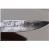 Image 3 : Custom Handmade Damascus Steel 11" Hunting Knife in Leather Sheath