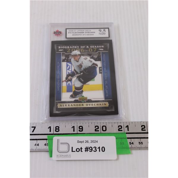 Alexander Ovechkin 20006-07 Upper Deck Graded Hockey Card