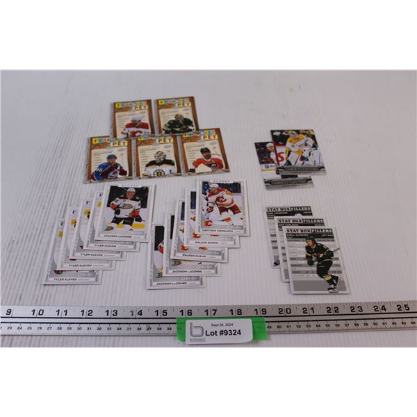 (20) 2023-24 Upper Deck Stat-Box & Various Special Inserts Hockey Cards