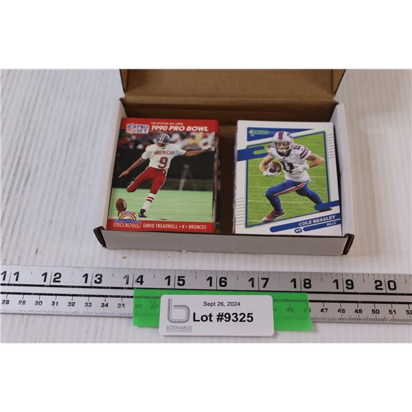 (83) NFL PROSET 1990's Mixed Stars & Pro-Bowl Football Cards